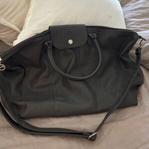 Longchamp Grey Tote Bag